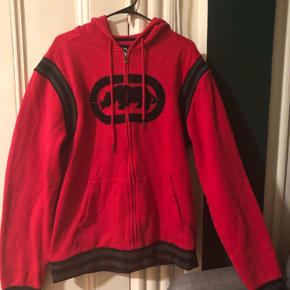 Ecko Men’s red and black sweatshirt size L new